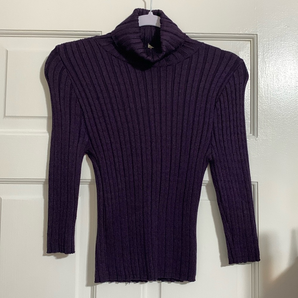 SALE ⚡️Purple Turtleneck Business casual Sz:M